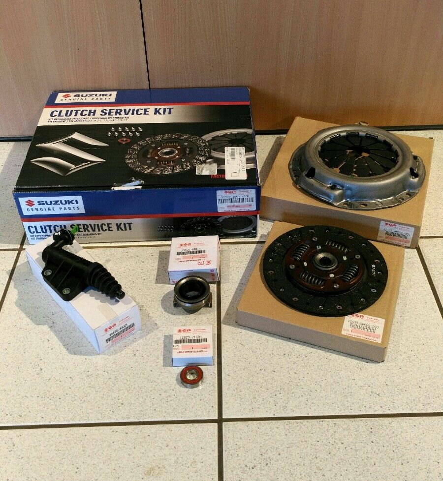 Genuine Suzuki SWIFT SWIFT 1.3 Complete 5pc Clutch Kit COVER DISC BEARINGS SLAVE