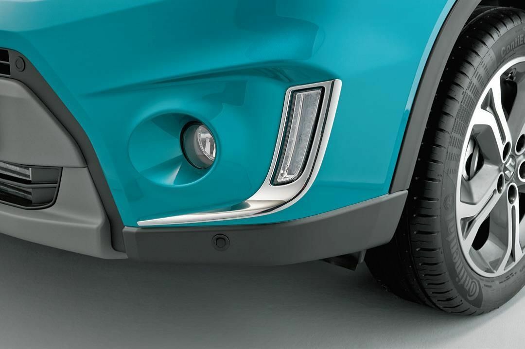 Genuine Suzuki VITARA Front DRL Light Chrome Surround Trims Set 990E0- –  Sims Suzuki Parts