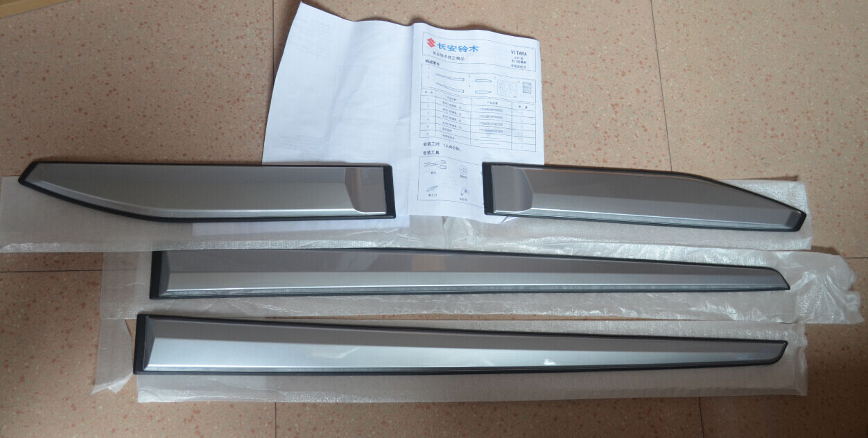 NEW Genuine Suzuki VITARA Side Body Mouldings Trim Set CHROME 990E0-54P08-CSM