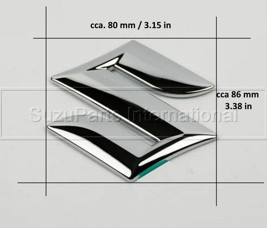 NEW Genuine Suzuki SPLASH Rear Tailgate Chrome S Badge Emblem 77811-63J00-0PG