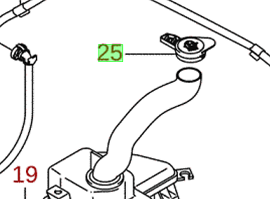 NEW Genuine Suzuki SWIFT SPORT 2011-2016 Headlamp Washer Bottle CAP 38452-72L00