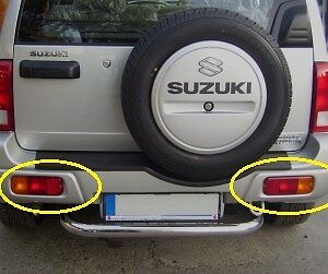 Genuine Suzuki GV XL-7 Rear Bumper Light Lamp Cluster PASSENGER SIDE 1998-05