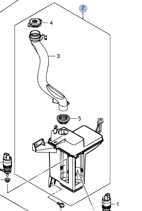 NEW Genuine Suzuki SWIFT 2011-2016 Washer Bottle Tank Resovoir + CAP 38450-68L00