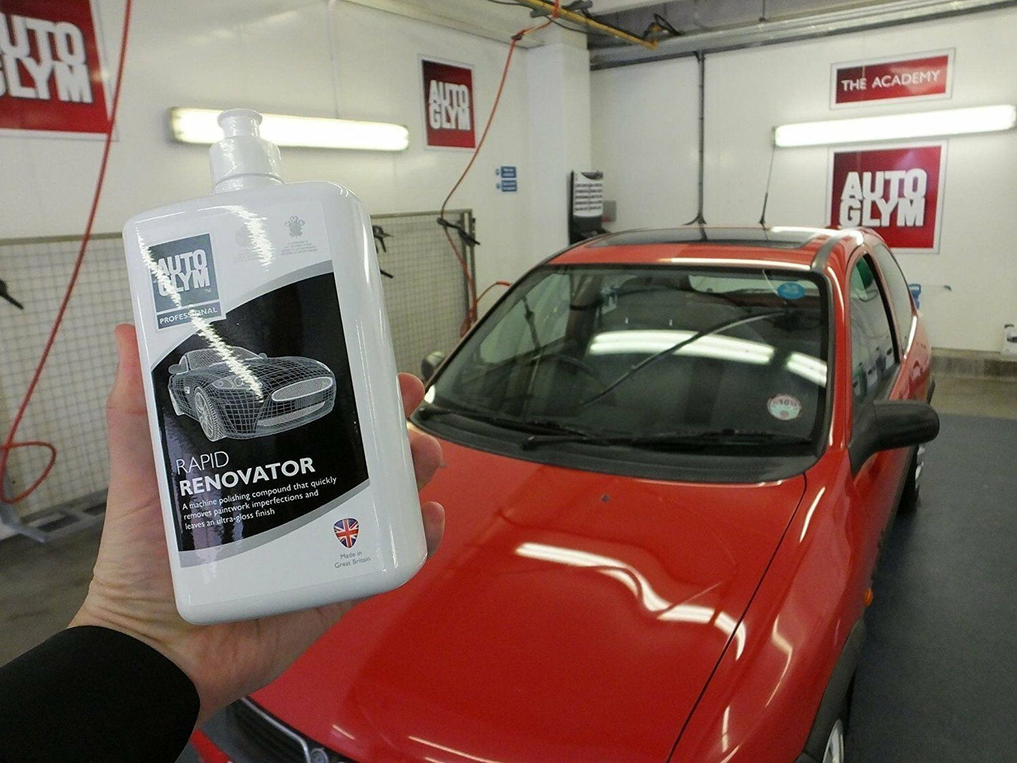 AUTOGLYM DRAPER Machine Rotary Polish RAPID RENOVATOR Kit Set + GIFT