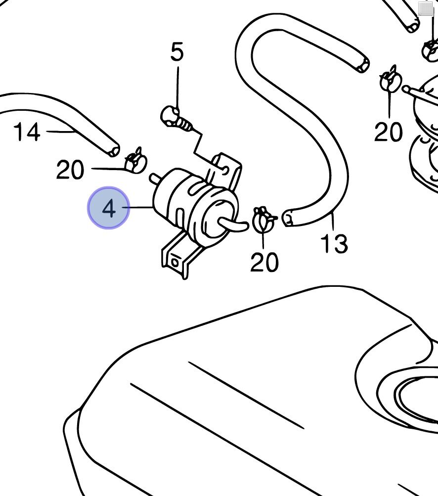 NEW Genuine Suzuki GV GRAND VITARA Fuel Filter for SQ Models 15410-65D00 Bracket