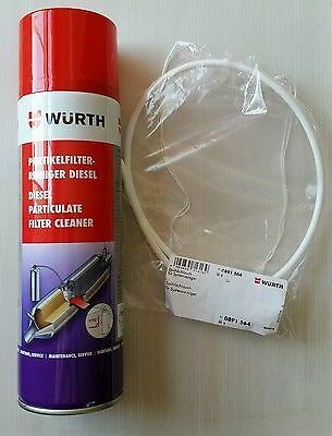 NEW GENUINE WURTH DPF DIESEL PARTICULATE FILTER CLEANER 400ML SPRAY HOSE