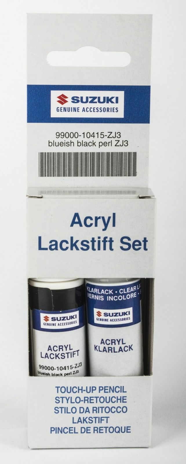 NEW Genuine Suzuki TOUCH UP PAINT Stick Pen Brush Set BLUISH BLACK P. ZJ3