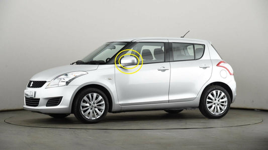 NEW Suzuki SWIFT Wing Mirror Back Cover Cap LEFT PASSENGER 84728-68L00-ZCC SILVE