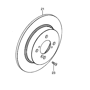 NEW Genuine Suzuki SWIFT SPORT 2011-2017 REAR BRAKE DISC DISCS Pair 55611-61M00
