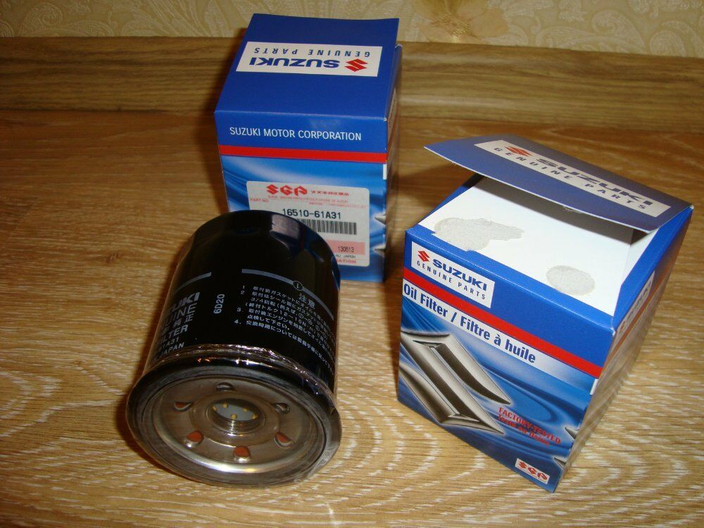 NEW Genuine Suzuki Car Oil Filter 16510-61A32 1.6 ENGINE M16A FREE SUMP WASHER