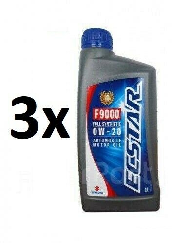 3x NEW Genuine Suzuki Ecstar Oil GF 0w20 0W-20 1 Litre API SN, ILSAC GF-5 0w 20