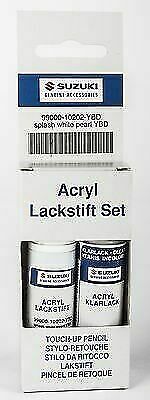 NEW Genuine Suzuki TOUCH UP PAINT Stick Pen Brush Set SPLASH WHITE PEARL YBD