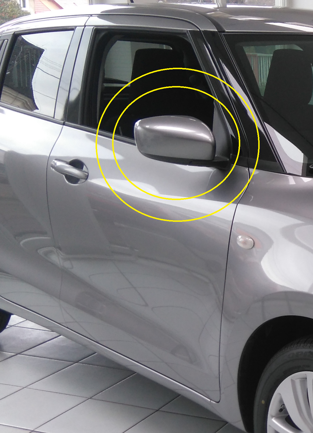 NEW Suzuki SWIFT 2017-> Wing Mirror Cover Cap RIGHT DRIVERS 84718-52R20-ZNC GREY