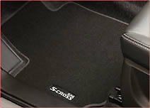 BRAND NEW Genuine Suzuki S-CROSS 4x Deluxe Carpet Mats Black w/ Logo Embroidered