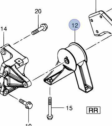 NEW Genuine Suzuki SWIFT 2011-2016 DIESEL Rear Engine Mount Gearbox 11710-68L50