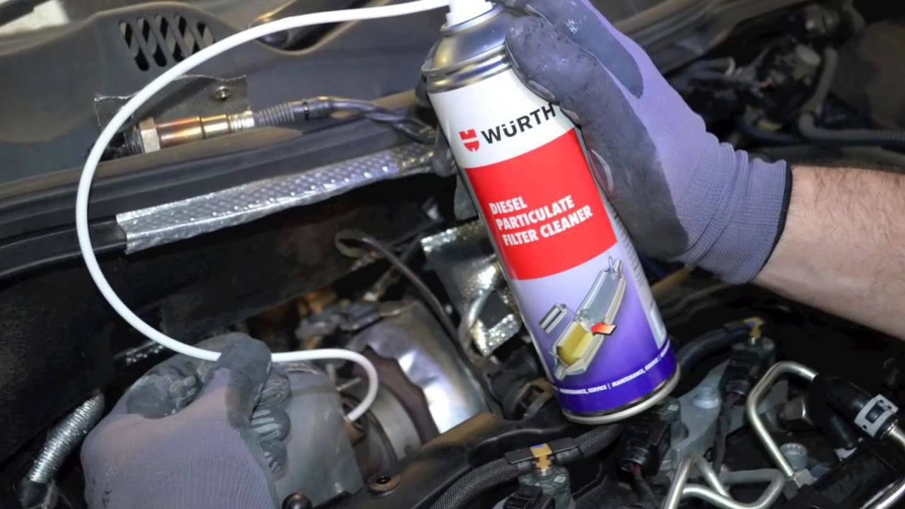 NEW GENUINE WURTH DPF DIESEL PARTICULATE FILTER CLEANER 400ML SPRAY HOSE