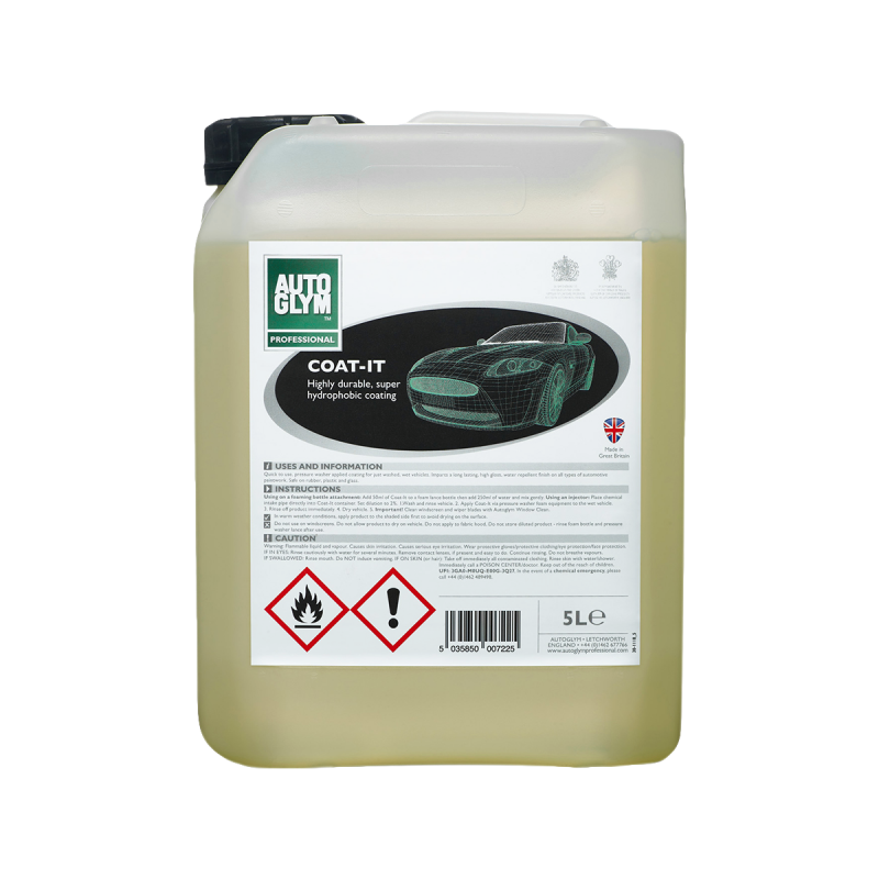 NEW Autoglym Coat It POLAR SEAL 5L Protective High Gloss Coat Finish + FREE GIFT
