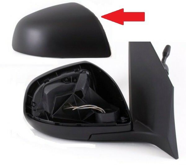 Wing Mirror COVER CAP DRIVER SIDE Right Black 84718M68K10-5PK Fits Nissan Pixo
