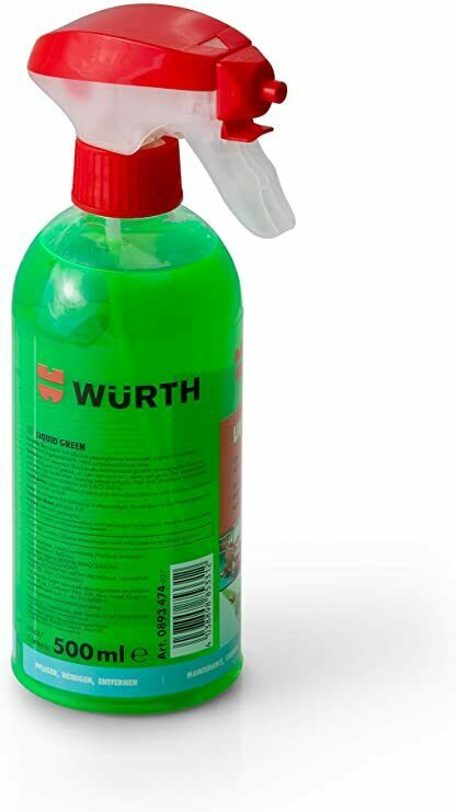 NEW GENUINE WURTH Liquid Green Powerful Multi purpose Cleaner 500ML 0893474