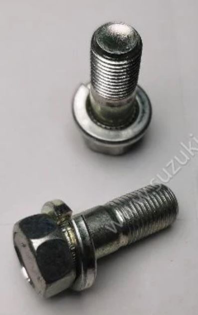 2x NEW Genuine Suzuki Front Brake Caliper Pad Carrier BOLTS 09117-12012