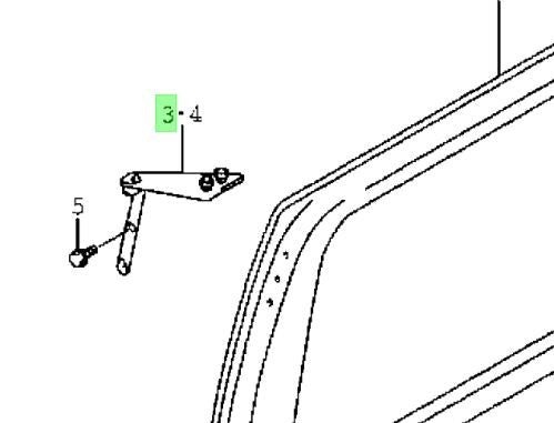 NEW Genuine Suzuki Carry Van SLIDING Door UPPER ROLLER BRACKET ARM RIGHT 84120-79A01
