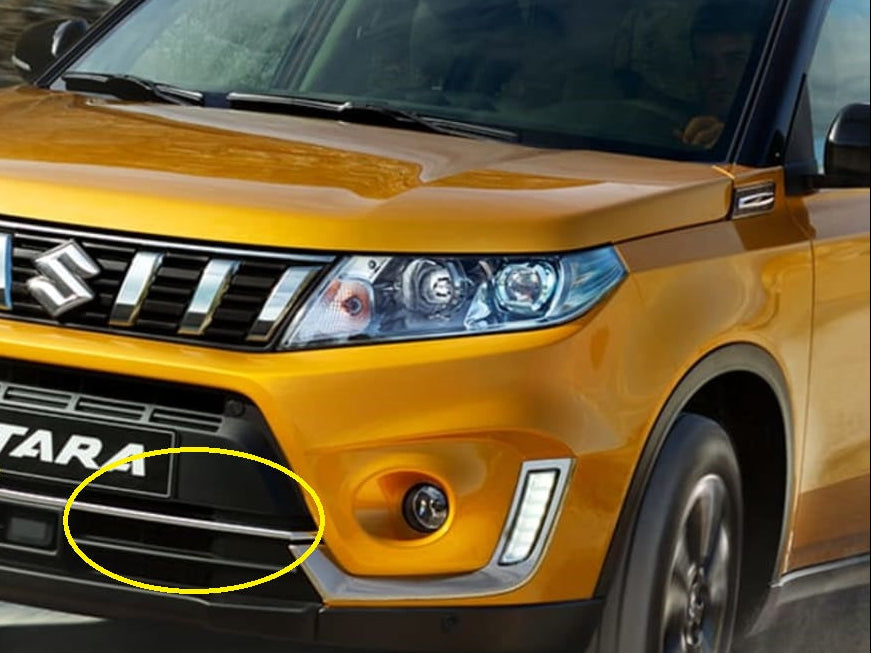 NEW Genuine Suzuki VITARA Front Lower Bumper Chrome Bezel Trim LEFT 71772-86R00-0PG