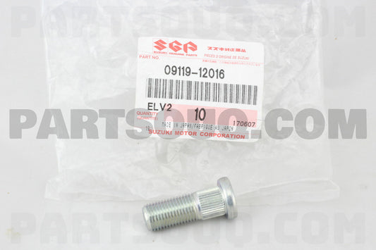 1x NEW Genuine Suzuki WAGON R WHEEL HUB BOLT STUD REAR 09119-12016