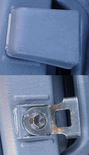 NEW Genuine Suzuki IGNIS Rear Seat Belt Screw COVER CAP Grey 75485-60A00-P4Z