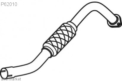 NEW Genuine Suzuki SWIFT 2011-2016 1.3 Diesel FRONT FLEXI PIPE EXHAUST + Gaskets