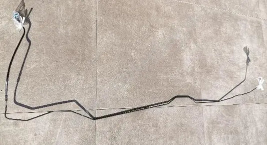 2x NEW Genuine Suzuki JIMNY 1.3 Petrol Fuel Feed & Return Pipes Metal