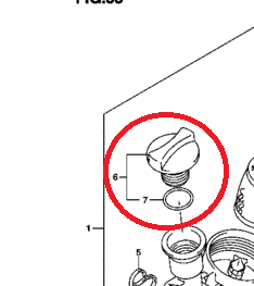 NEW Genuine Suzuki SPLASH 1.3D Oil Filler Cap Screw On 16921M86J20