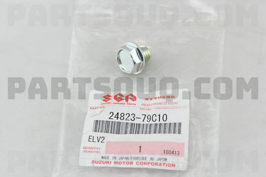 NEW Genuine Suzuki Gearbox Oil Drain Plug Bung 24823-79C10