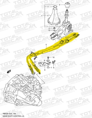 NEW Genuine Suzuki SX4 2.0 4WD Gear Cables 6 SPEED 28300-54L00