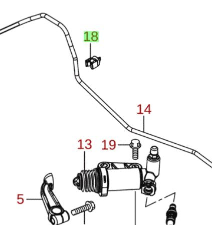 NEW Genuine Suzuki SWIFT 2011-2016 Clutch Pipe Holder Clamp 51761-79J00