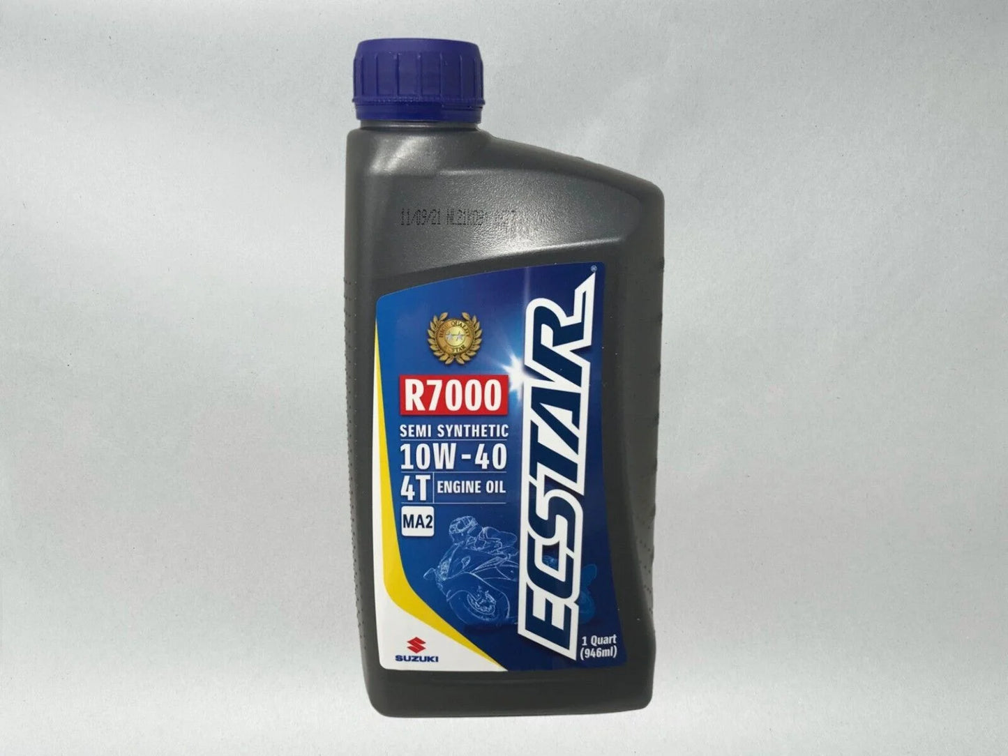 NEW Genuine Suzuki Motorcycle ECSTAR 10W40 Oil R7000 Semi Synth 1 Litre 99000-22B57B001