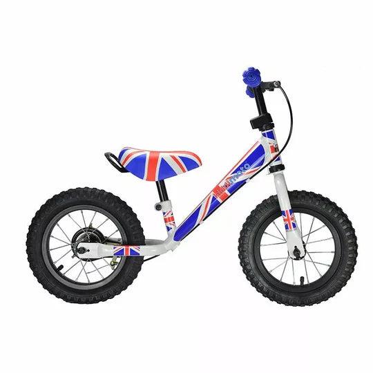 NEW Adjustable Children Kids GP BALANCE BIKE Metal UNION JACK