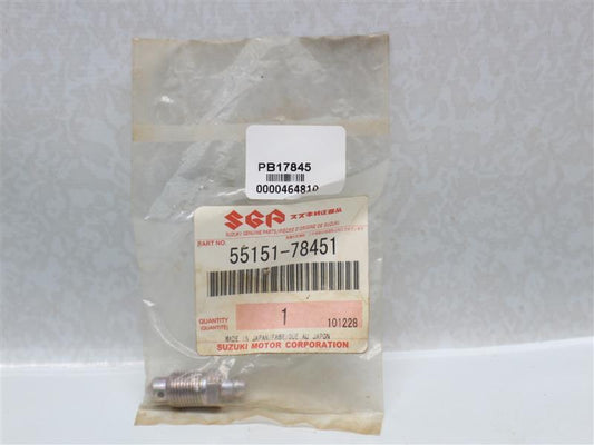 New Genuine Suzuki Part No. 55151-78451 - PLUG BLEEDER