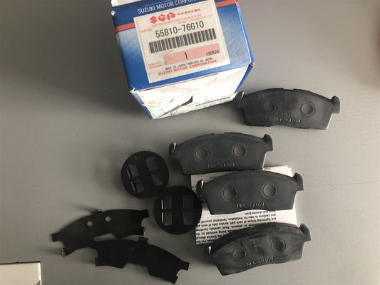 NEW Genuine Suzuki ALTO 2000-06 Front Brake Pads Pad Set 4 55810-76G10