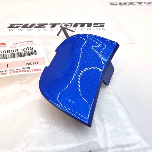 NEW Genuine Suzuki SWIFT 2017 ON Tow Eye Cover Clip Cap PAINTED BLUE 71712-52R00-ZWG