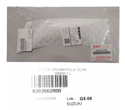 NEW Genuine Suzuki IGNIS Left Clear Door Sticker Stone Chip Protector ...