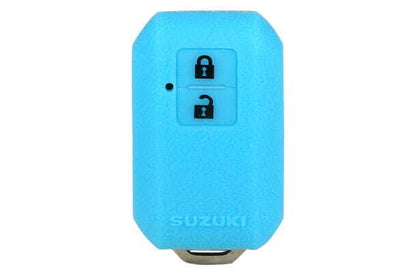 NEW Genuine Suzuki Glow in the Dark Key Cover Protector Silicone Blue 99000-79N12-378