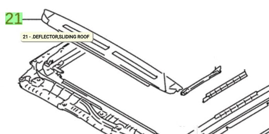 NEW Genuine Suzuki VITARA Sunroof Sun Roof DEFLECTOR 78771-61M00