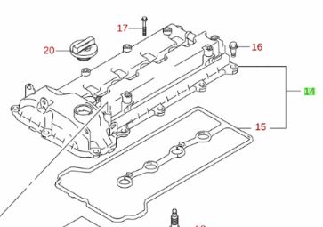 NEW Genuine Suzuki VITARA 1.4 ROCKER COVER & Gasket 11170-76SA0