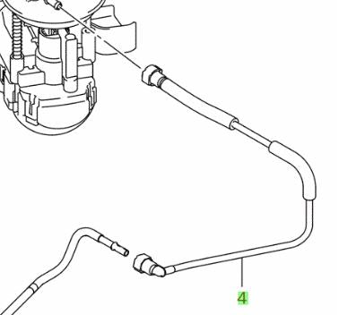 NEW Genuine Suzuki CELERIO PETROL FUEL HOSE PIPE Feed 15812-84M01