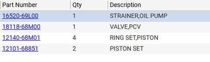 NEW Genuine Suzuki Parts