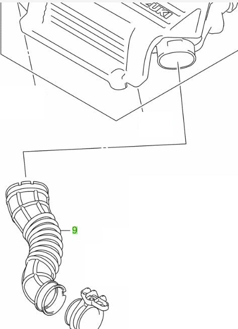NEW Genuine Suzuki CELERIO Air Box Rubber Pipe Hose 13766-76M01