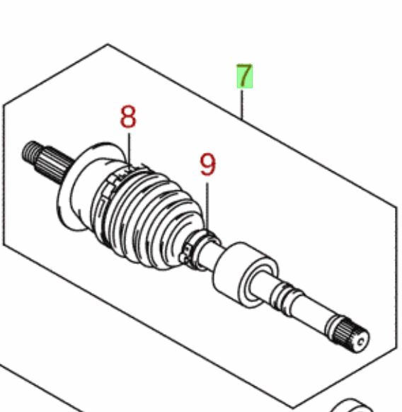 NEW Genuine Suzuki VITARA Front Right Outer Driveshaft CV JOINT 44116-68R00