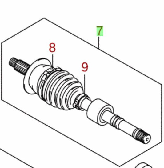 NEW Genuine Suzuki VITARA Front Right Outer Driveshaft CV JOINT 44116-68R00