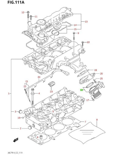 NEW Genuine Suzuki GV Grand Vitara XL-7 AIR GUIDE Assembly 13969-67G10