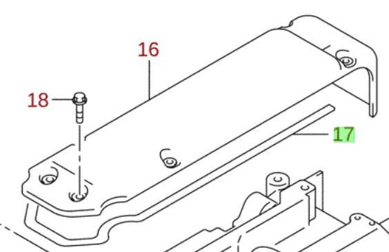 NEW Genuine Suzuki JIMNY ROCKER UPPER COVER Seal Gasket 11184-69G00